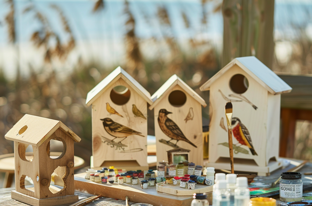 Experience the Joy of Birdhouse Painting at Saint Simons Island
