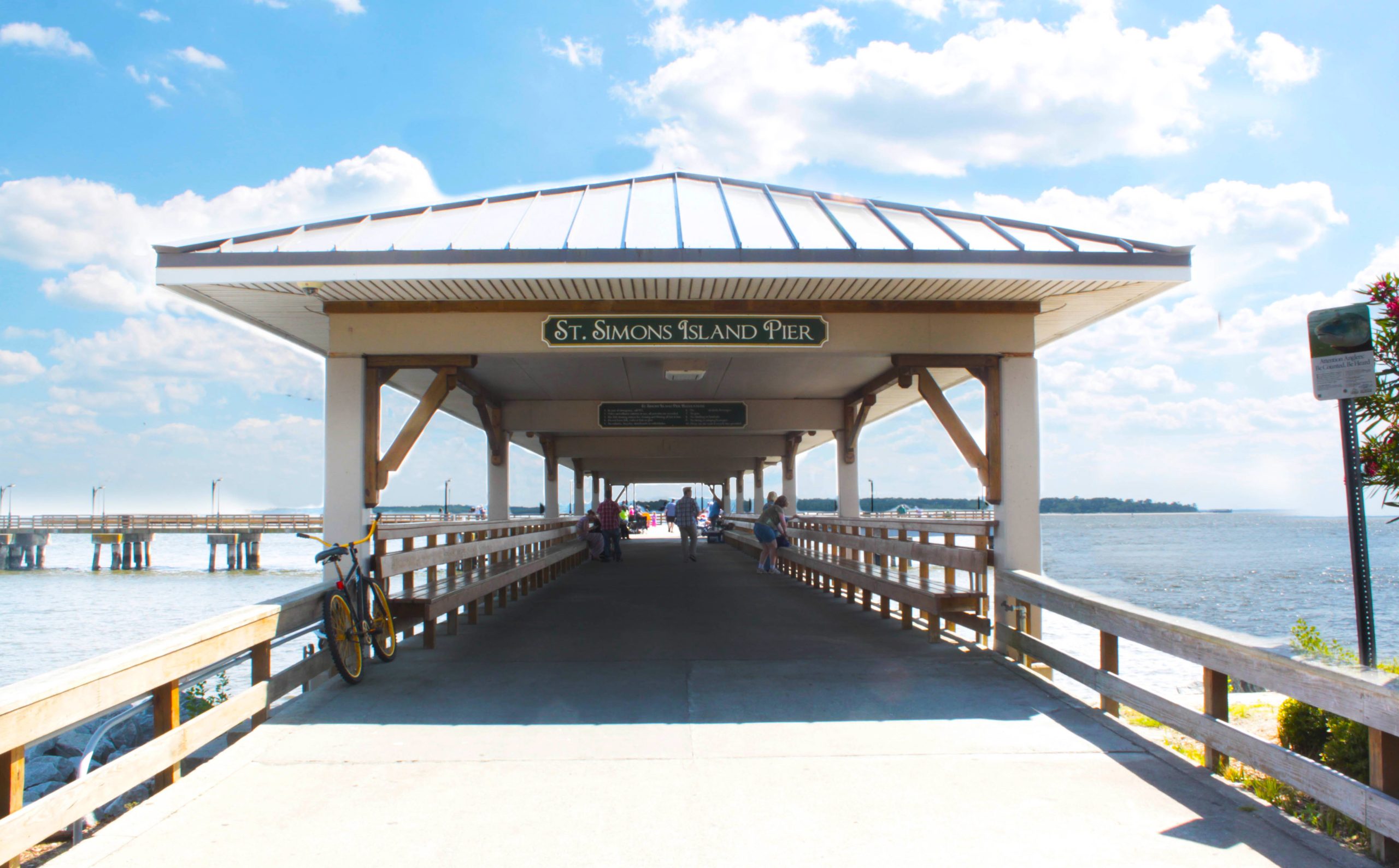 Enjoy serene walks and moments with your furry friend at iconic locations on St. Simons Island.