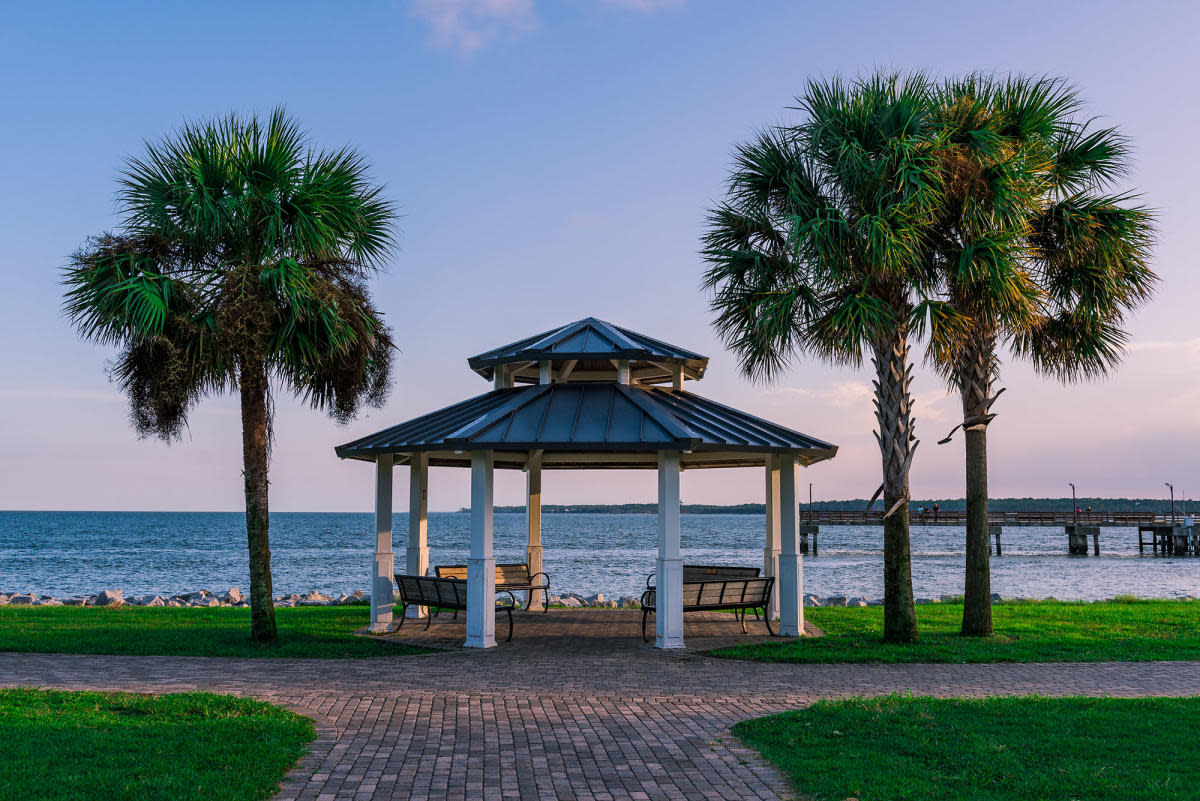 The serene views from St. Simons Island Pier.