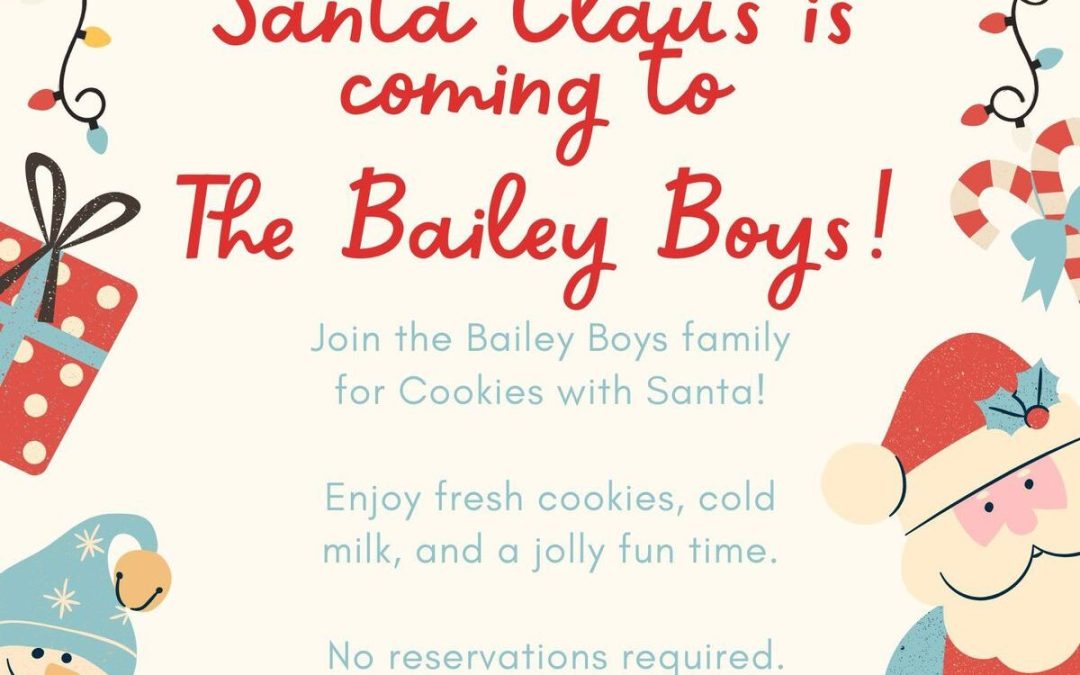 Join Santa Claus at The Bailey Boys: A Festive Family Event in Saint Simons