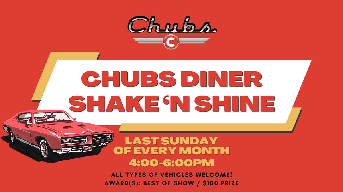 Enjoy Delicious Shakes and Classic Cars at Chubs Diner Event