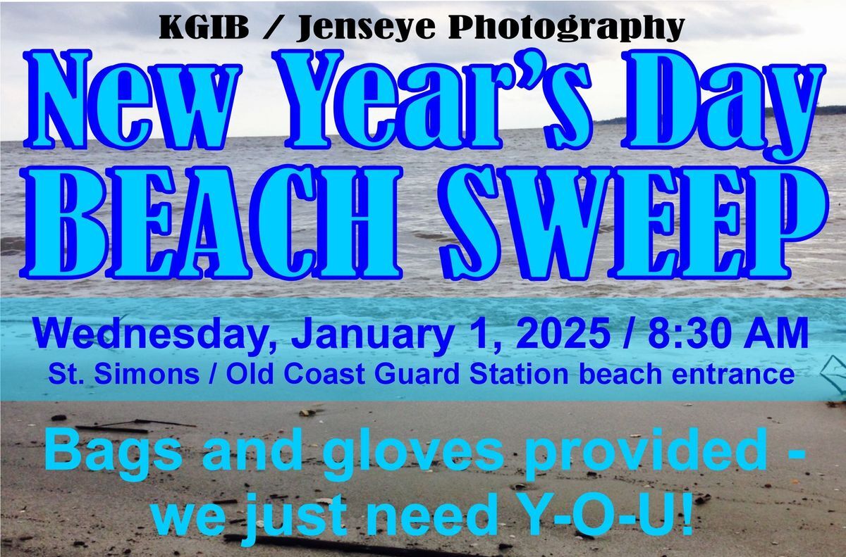 Start Your Year Right: New Year's Day Beach Cleanup in St. Simons